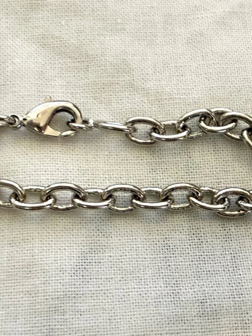 $695 Authentic CARTIER Unisex Silver Keychain